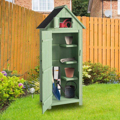 Garden storage shed - 3, shelves
