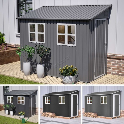 Birchtree lean garden shed - lean, to