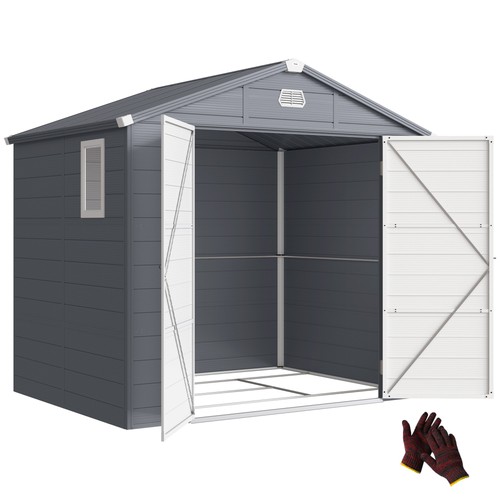 Outsunny 6ft garden shed - 8,