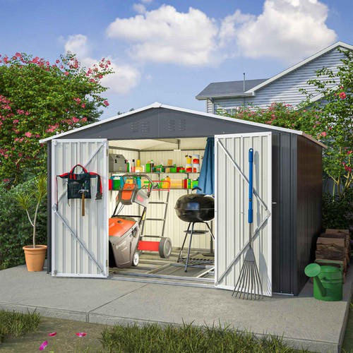 Garden shed 10x8ft metal - garden,