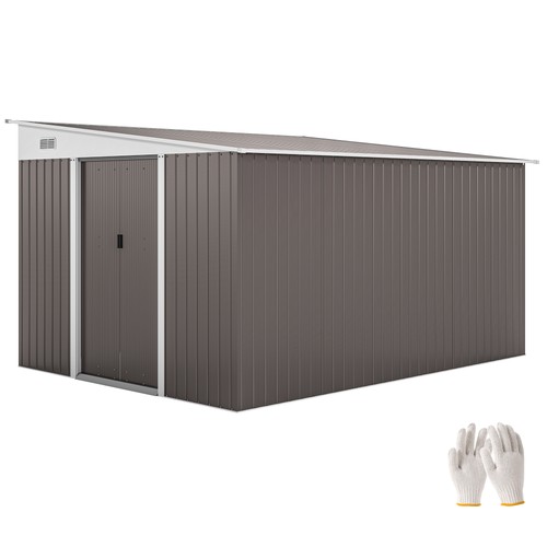 Outsunny 3x9 2ft steel - outsunny, 11.3x9.2ft