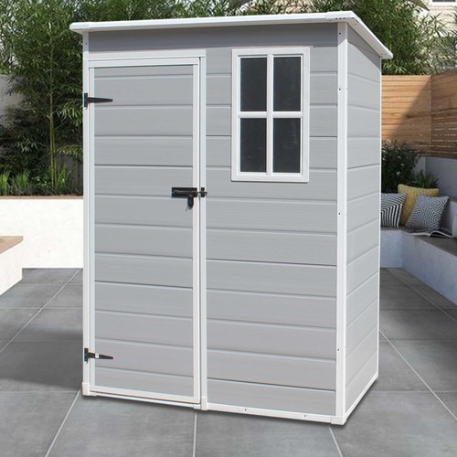 Plastic garden storage shed - plastic,