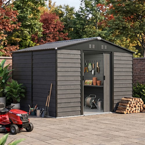6ft garden shed metal - x,