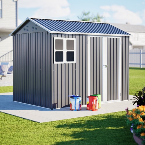 Metal garden shed with - garden,