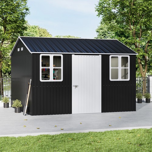 12ft 10ft galvanised garden - 10ft,