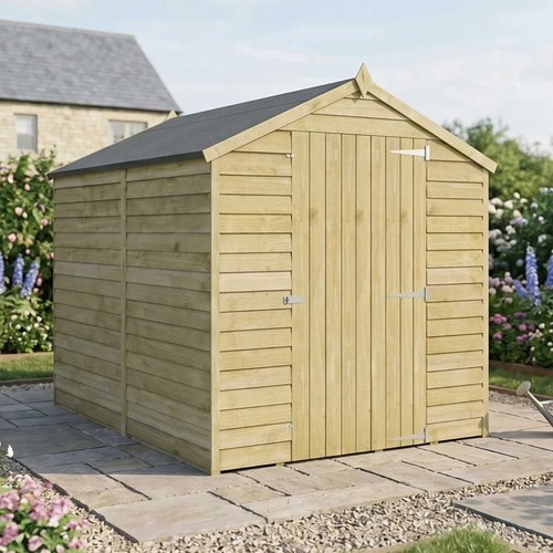 8x6 wooden garden shed - wooden,
