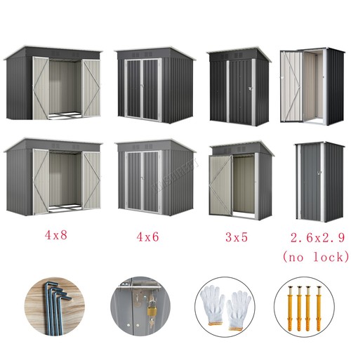 Birchtree garden shed metal - shed,