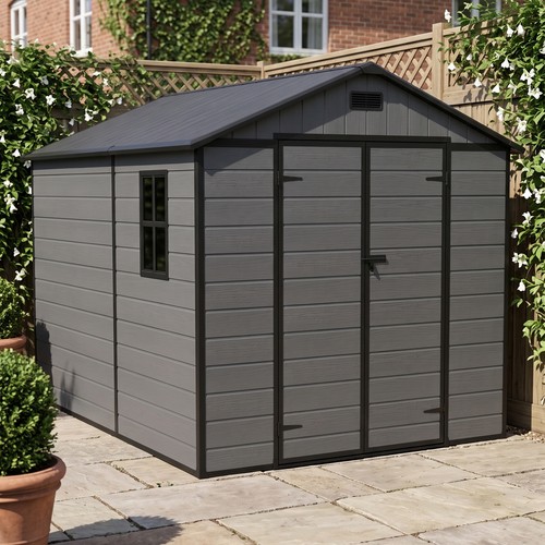 Plastic garden shed 8x4 8x6 - garden,