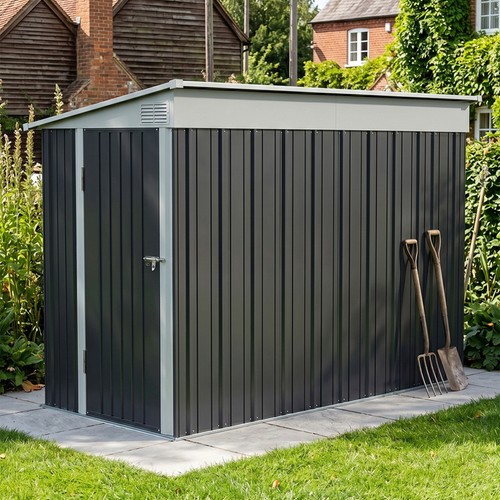 Metal steel garden shed - steel,