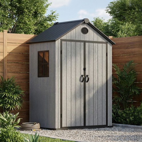 6x4ft apex roof - garden, storage