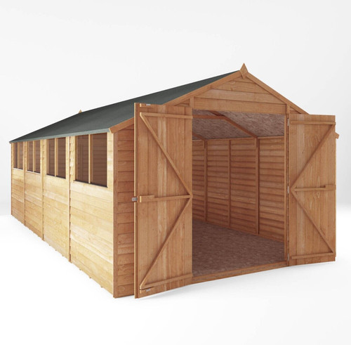 20x10 wooden garden shed wood - wooden,