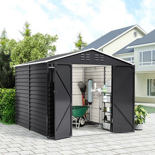 8x8 metal garden shed - 8x8.5, ft