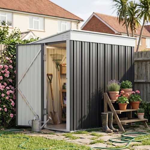 4ft 6ft lean garden - lean, to