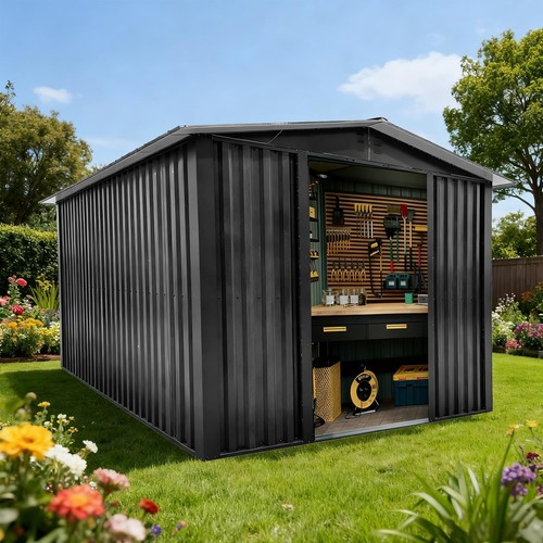 New metal garden shed 8 - new,