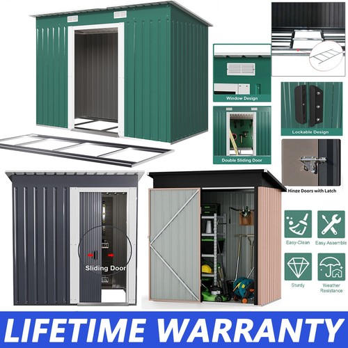 Metal garden shed - garden,