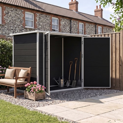 Garden shed 7x4ft plastic - garden,